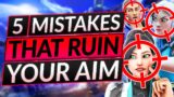 5 AIM Mistakes that Almost EVERYONE MAKES – FIX THIS and RANK UP FAST – Valorant Guide