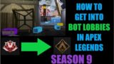 How to get into bot lobbies in apex legends season 9