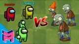 Among Us vs Plants vs Zombies Hack Animation