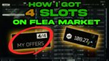 Get more slots on the flea – Escape From Tarkov – Flea Market Guide