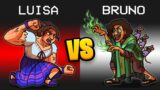 LUISA vs. BRUNO Mod in Among Us…