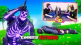Reacting to Players Eliminating Us In Fortnite…