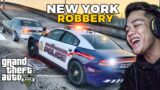 Unang PAGNANAKAW sa NEW YORK LIBERTY CITY – DAMING PERA!! | GTA V Roleplay