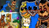 Crazy AMONG US vs. FNAF ANIMATRONICS | HUGGY WUGGY | Chica | Security Breach | Toonz Animation