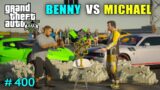 MICHAEL VS BENNY CAR RACE | GTA V GAMEPLAY #400
