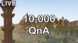 10,000 Subscriber LIVE QnA – Playing Minecraft and Answering Chat Questions