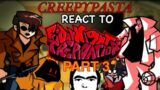 Creepypasta React To Friday Night Funkin VS Trepidation 1.5 // Secret Songs & Hints // GCRV