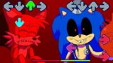 Sonic.EXE Kills Tails in Friday Night Funkin be like | FNF Triple Trouble Creepypasta