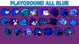 FNF Character Test | Gameplay VS My Playground | ALL Blue Test #3