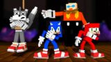 Sonic And Tails Dancing Meme + Knuckles – Sad Ending (Minecraft Animation) FNF