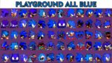 FNF Character Test | Gameplay VS My Playground | ALL Blue Characters Test