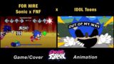 Corrupted “FOR HIRE” But Everyone Sings It | Sonic.EXE x FNF Animation x GAME