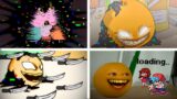 Corrupted -SLICED- But Everyone Sings It – Annoying Orange x Learn With Pibby x FNF Animation x GAME