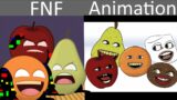 FNF Character Test | Gameplay VS Minecraft Animation | corrupted  orange vs corrupted apple vs pear