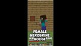 I Found Female Herobrine House in Minecraft #shorts