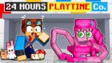 24 HOURS OVERNIGHT at POPPYs PLAYTIME In Minecraft!