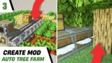 #3 Create Mod – Automatic Tree Farm & Crop Farm | Minecraft How to Use | in Hindi