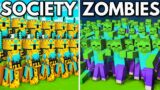 300 Players Simulate Civilization in a Minecraft Zombie Apocalypse