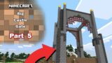 #5 – Big Castle Gate & Personal Mine – Minecraft but SOMETHING BIG | in Hindi | Blackclue Gaming
