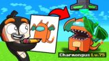 Anything you DRAW becomes a POKEMON! (Minecraft)