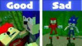 Below the Depths – Good Ending VS Sad Ending (Minecraft Animation) FNF