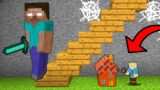 Bygger MINI Hus i Herobrines Hule!! – Dansk Minecraft