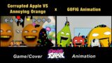 Corrupted Apple & Pear VS Annoying Orange “SLICED” (Pt 2 V2) | Come Learn With Pibby x FNF Animation