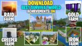 Download My Survival World For Minecraft Pocket Edition | Minecraft PE World Tour | RohitMETA