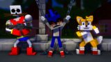 Eggman Robot + Sonic And Tails Dancing Meme – Sad Ending  (Minecraft Animation) FNF