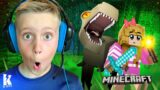 Escape Jurassic Island in MINECRAFT: Jurassic WORLD (Story!!!) K-CITY GAMING