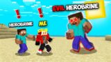 Evil Herobrine Attacked us in Minecraft