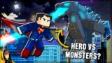 FIGHTING the MOST OP MONSTERS as SUPER HEROES?!? | Minecraft