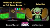 FNF Animation x GAME Bunzo Bunny vs BF “MUSICAL MEMORY” | Poppy Playtime Chapter 2
