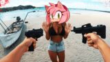 FNF Be Like: Sonic KILL Amy On War | FNF "SLICED" | Friday Night Funkin' in Real Life