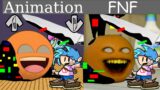 FNF Character Test | Gameplay VS Minecraft Animation | Animation vs FNF | corrupted annoying orange