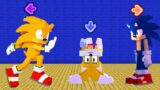 FNF Character Test | Gameplay VS Minecraft Animation | Spinning My Tails | Fleetway | Sonic