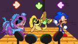FNF Character Test | Gameplay VS My Playground | VS Bunzo Bunny, Pj pug a pillar, Sonic EXE