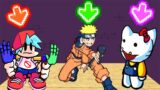 FNF Character Test – Gameplay vs Playground – Boyfriend, Corrupted Naruto,  Hell on Kitty