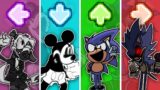 FNF Character Test | Gameplay vs Playground Mod: Mouse Avi & Hell Reborn (Sonic/Mickey Mouse/Goofy)
