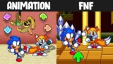 FNF Gameplay VS Minecraft Animation | Classic Sonic and Tails Dancing Meme