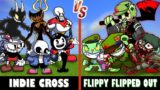 FNF Indie Cross vs. Flippy Flipped Out! | Minecraft (INTENSE BATTLE!)