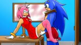 FNF MEME SONIC  SLICED || Sonic The Hedgehog VS Amy || Friday Night Funkin' x PARKOUR