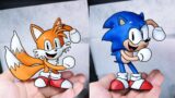 [FNF] Making Classic Sonic and tails dancing meme Sculptures Timelapse  – Friday Night Funkin' Mod
