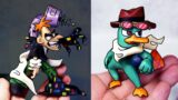 [FNF] Making Perry Platypus & Dr. Doofenshmirtz Sculpture Timelapse [Come Learn With Pibby] – Doof