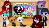 FNF Mods React to Friday Night Funkin' Battle for Corrupted Island Demo (VS BFDI Glitch)