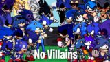 FNF No Villains but each turn a different Sonic cover is used