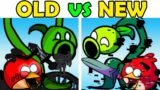 FNF Pibby Red & Peashooter OLD V.S NEW Comparison (Come and learn with Pibby x FNF Mod)