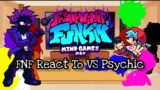FNF React To VS Psychic||Friday Night Funkin'||ElenaYT.