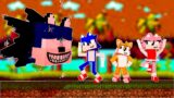 FNF Sliced Vs Pibby Annoying Orange But Sonic.Exe Sings It (Minecraft Animation)