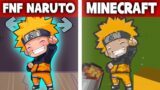 FNF VS Naruto VS Pixel Art Naruto | Friday Night Funkin VS Minecraft